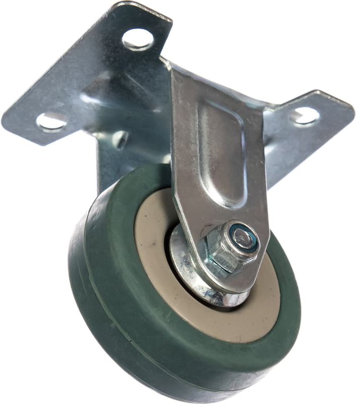 Колесо неповоротное диаметр 50 мм резина/полипропилен ЗУБР 30956-50-F - фото