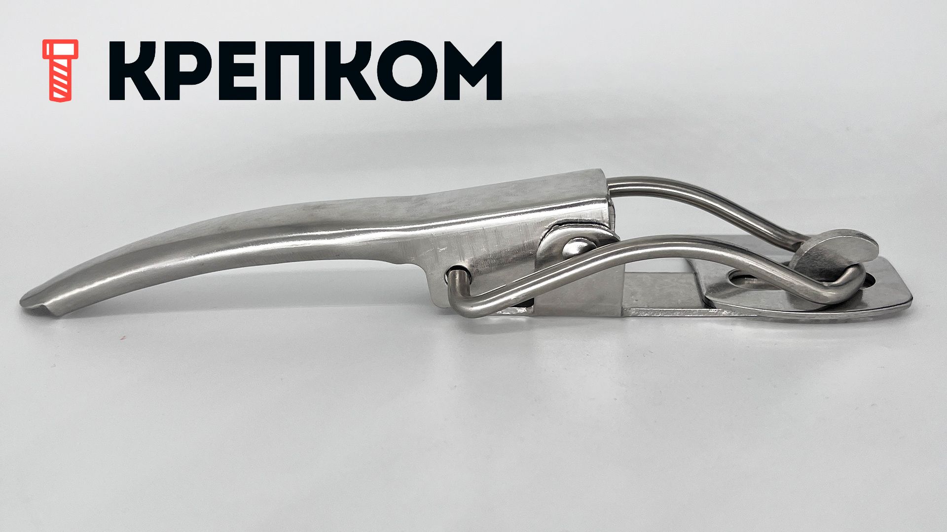 Изображение товара Удлиненный замок-защелка из нержавеющей стали для надежной фиксации дверей и контейнеров