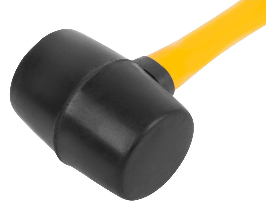 Киянка резиновая с фиберглассовой рукояткой 230 гр FIT 45491 - фото