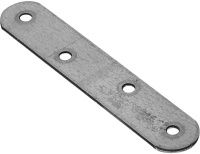 Пластина бытовая 100х19х1,5 мм, оцинкованная сталь