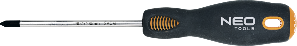 Отвертка крестовая  PZ1х100 мм Pozidriv NEO 04-032 - фото