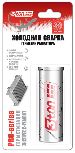 Клей холодная сварка герметик радиатора ТР-112 Тритон 55398, 55 гр - фото
