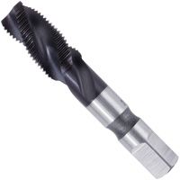 Метчик машинный спиральный №1829 NPT 1/4 HSSE-TiALN ПрофОснастка 52511829, дюймовая коническая резьба NPT