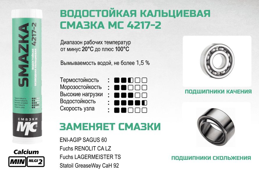 Многоцелевая водостойкая смазка МС 4217-2 ВМПАВТО - фото