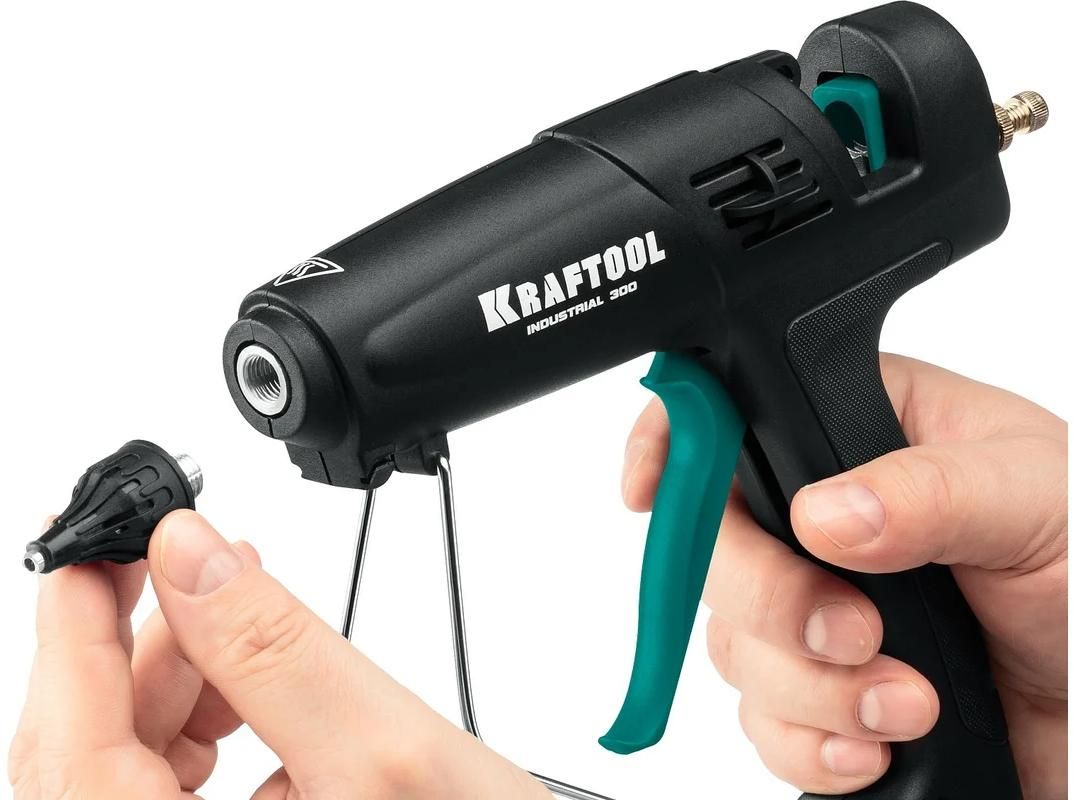Пистолет термоклеевой электрический Industrial 300 Kraftool 06842 - фото