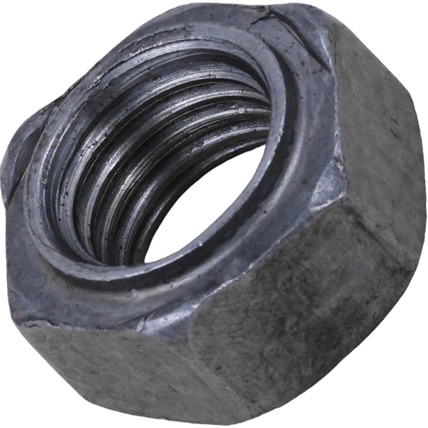 Гайка приварная М6 DIN 929, класс прочности 8, сталь без покрытия - фото