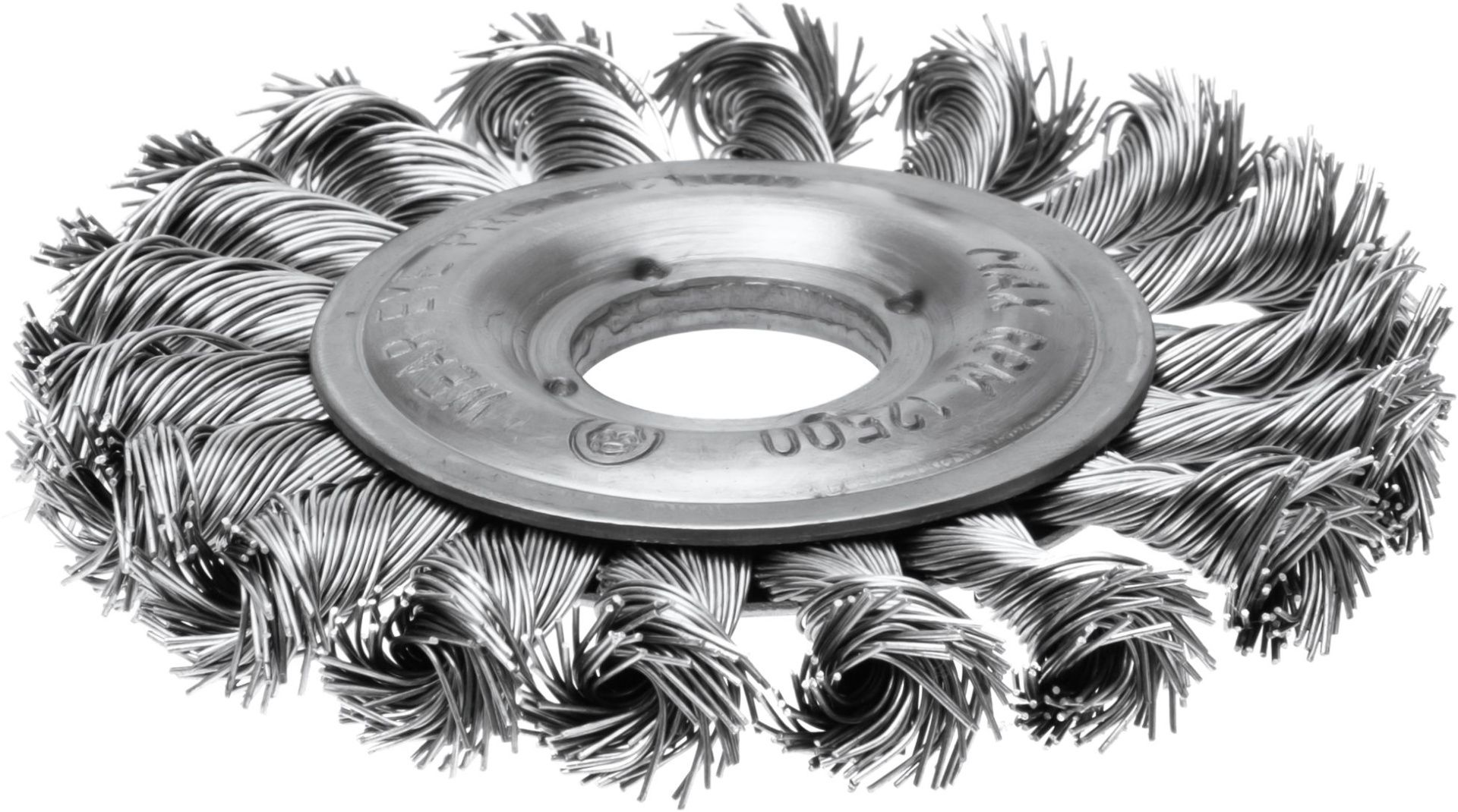 Щетка дисковая жгутированная для УШМ №1078 125 мм Blueshark 51078, сталь - фото