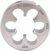 Плашка 1 3/8"-11 HSS DIN EN 24231 NKP 242138N, дюймовая резьба G (BSP)