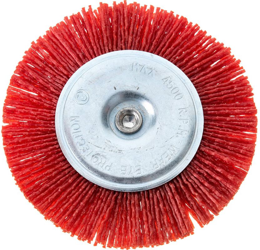Корщетка-колесо 100 мм для дрелей FIT 38610 - фото
