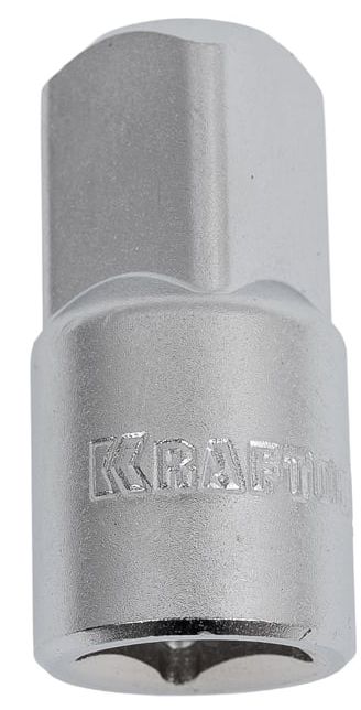 Адаптер для торцовых головок увеличивающий 1/2"Mх3/8"F Industrie Qulitat Kraftool 27841 - фото