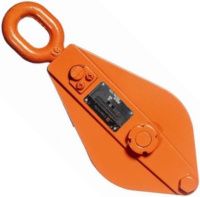 Блок шкивовый однорольный с откидной щекой и проушиной под канат 11-14 мм 2 т Сибталь 00013774