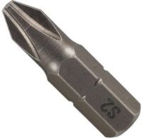 Бита крестовая PH1 длина 25 мм, C1/4" SGS 6325-PH1-20, сталь S2, 20 шт