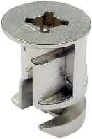 Эксцентрик Ø15 мм для стенок 23/25, шлиц Combi PH3/WS4 28625, голубой цинк