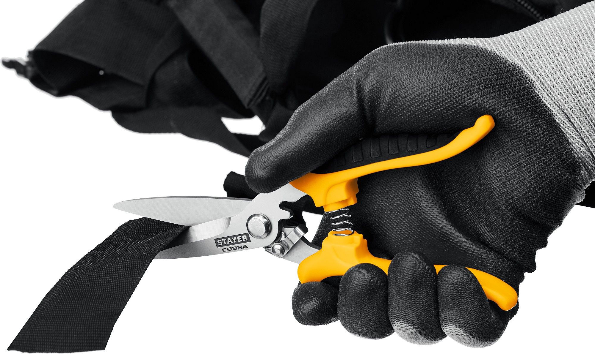 Ножницы технические универсальные 200 мм Cobra Stayer 23227 - фото