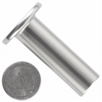 Изображение товара Заклепка под молоток 3х60 мм полупустотелая DIN 7338 form B, нержавеющая сталь А2