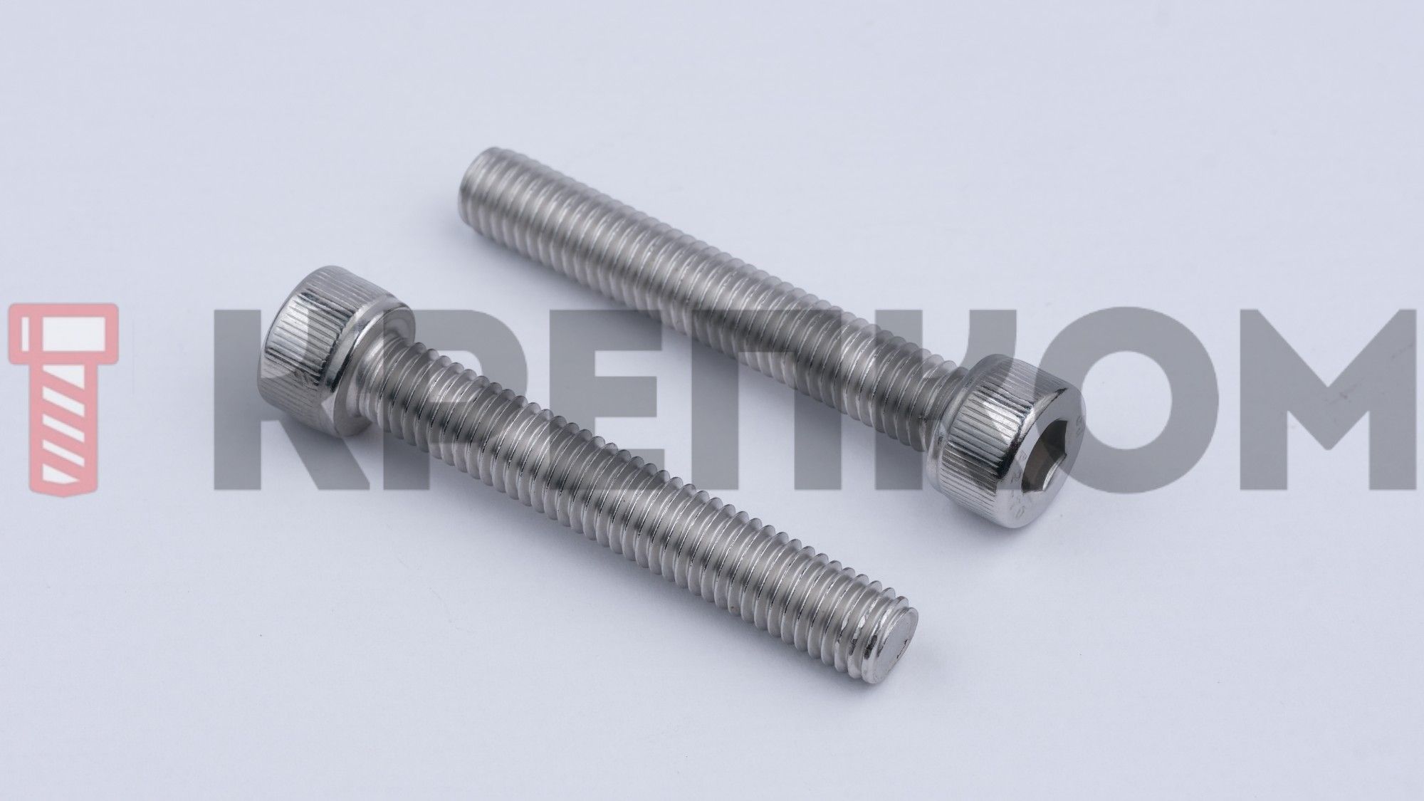 Винт с цилиндрической головкой и внутренним шестигранником М8х50 DIN 912, нержавеющая сталь А2 - фото