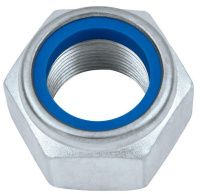 Гайка самоконтрящаяся с мелким шагом М48х3 DIN 985, класс прочности 8, оцинкованная сталь