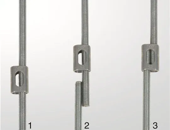 Соединитель шпилек параллельный PV М8 79678, оцинкованная сталь - фото