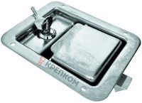 Замок внутренний с защелкой и ключом 132 мм N64, оцинкованная сталь