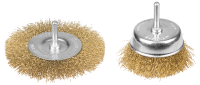 Набор щеток-крацовок витая латунированная проволока для дрели Professional Stayer 35150-H2, 2 шт
