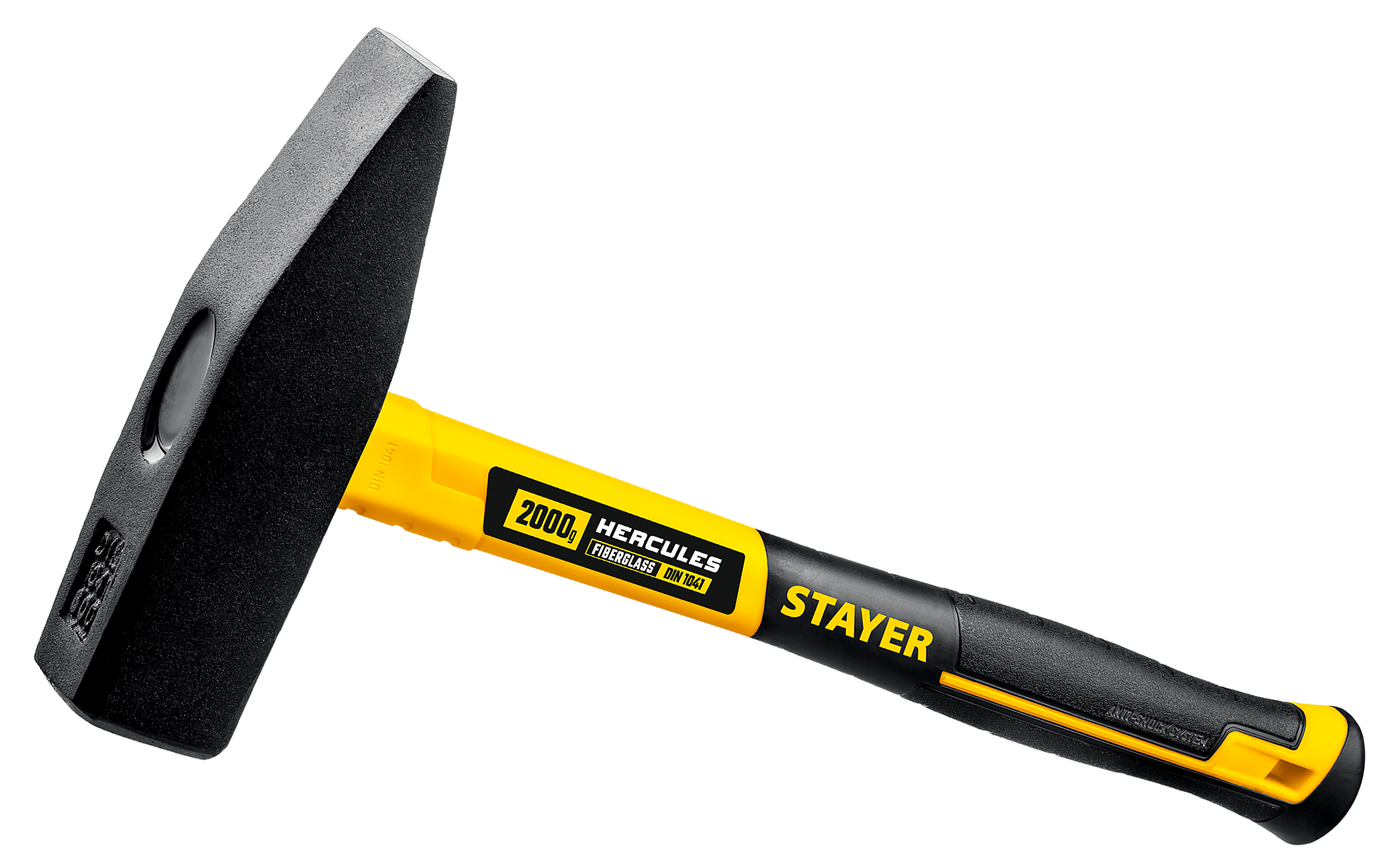 Молоток слесарный 2000 гр с фиберглассовой рукояткой L=370 Professional Stayer 20050-20 - фото