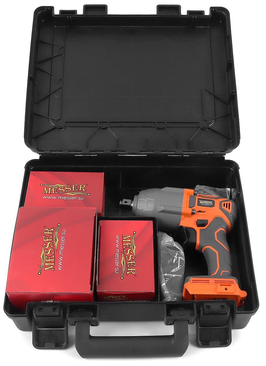 Гайковерт аккумуляторный ударный 1000 Нм М24 4 Ач DCW6 Messer 05-41-064 - фото