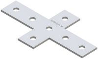 Пластина соединительная крестообразная для профиля 38-41 4F7 TERMOCLIP