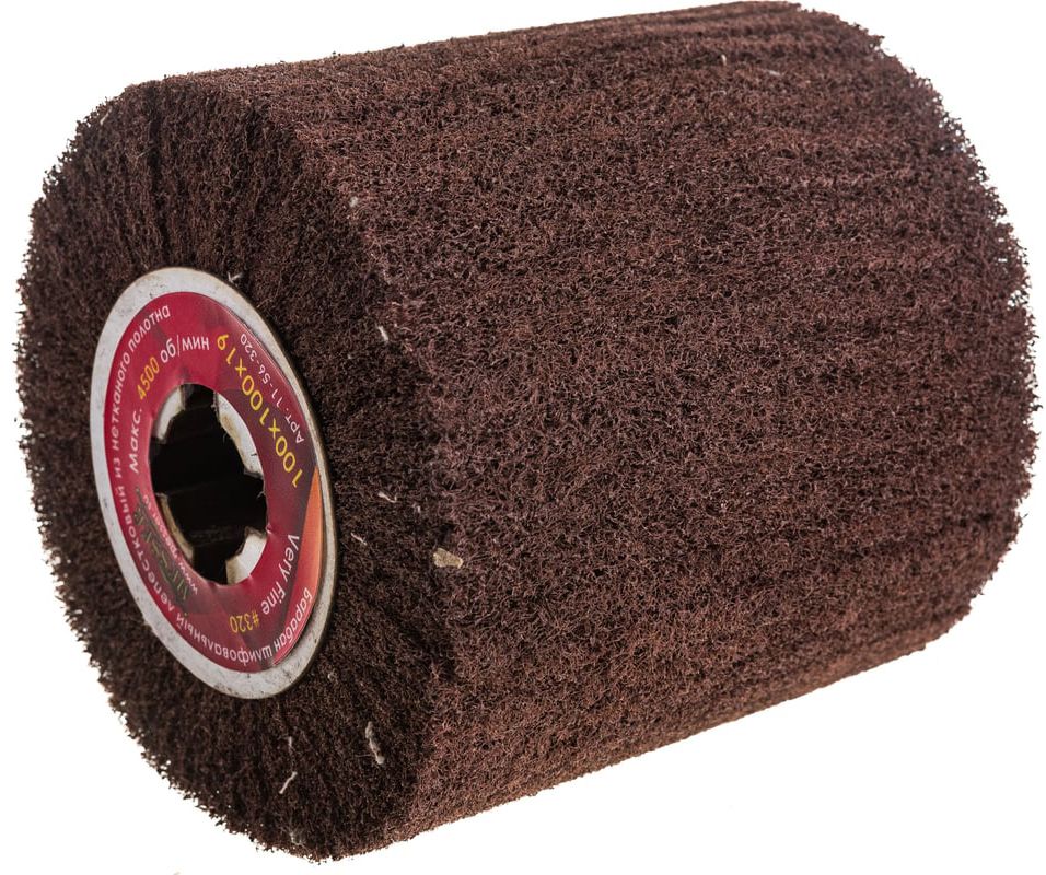 Барабан шлифовальный лепестковый 100х100х19 Р100-Р320 Messer - фото