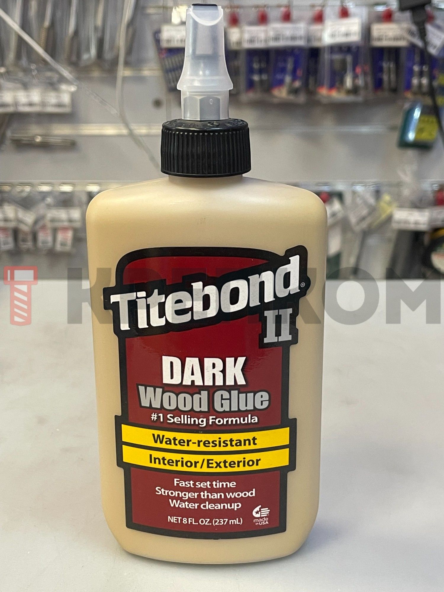 Клей столярный влагостойкий Titebond Dark Wood Glue, 237 мл - фото