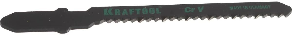 Полотно по дереву для лобзика 75/50 мм, фигурный рез T119BO Kraftool 159536-2, хромованадиевая сталь, 2 шт - фото