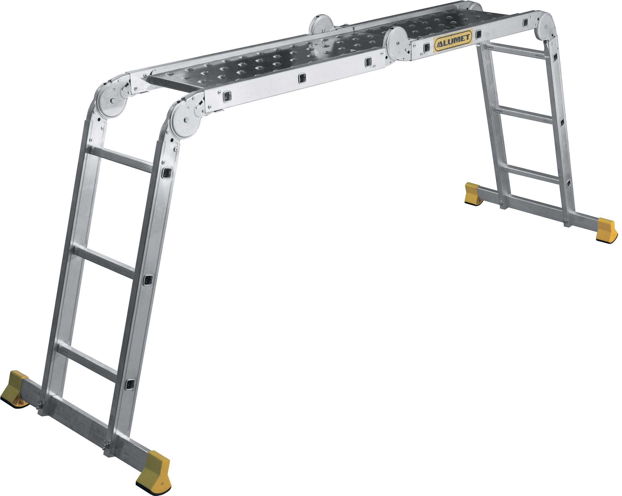 Изображение товара Лестница-трансформер Алюмет Т433 4х3 легкая и универсальная алюминиевая лестница