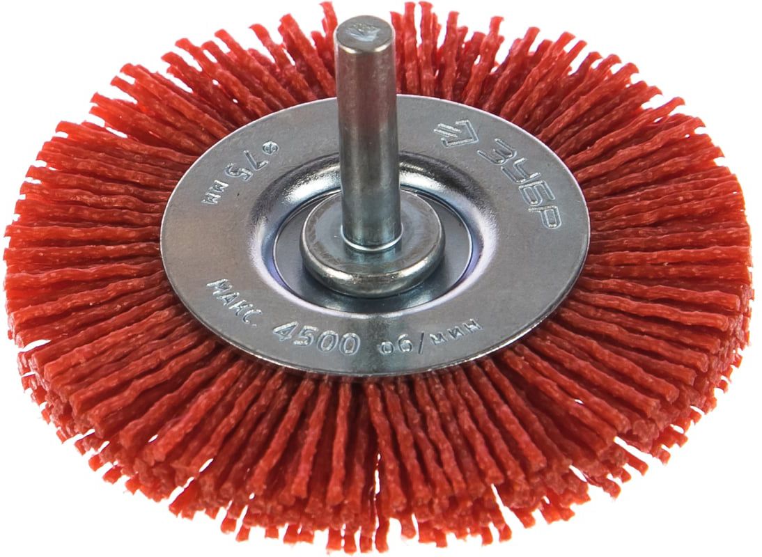 Щетка дисковая для дрели Профессионал ЗУБР, нейлон - фото