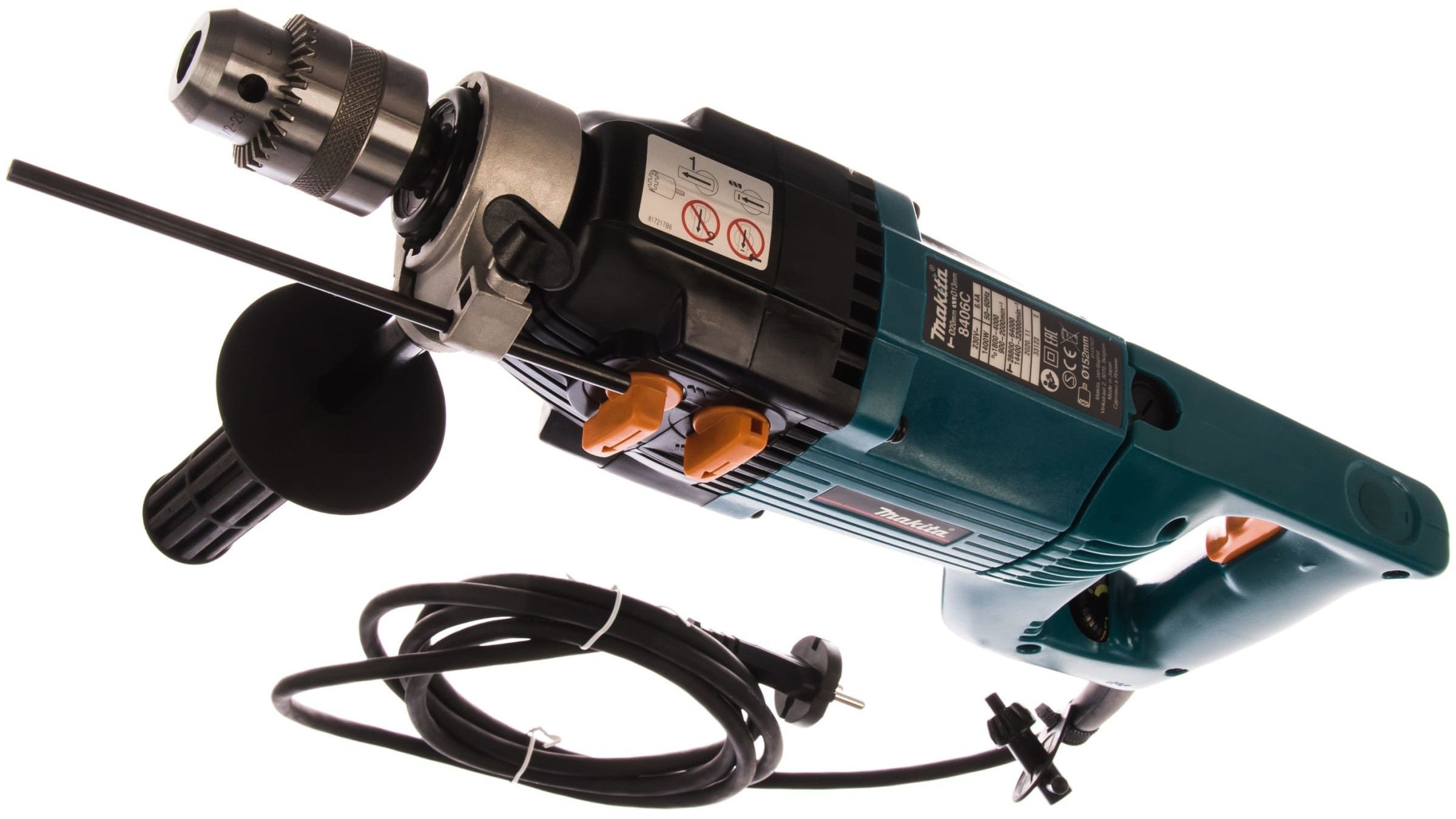 Ударная дрель 2-х скоростная 1400 Вт MAKITA 8406C  - фото