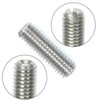Изображение товара Винт установочный с засверленным концом М4х10 мм DIN 438, нержавеющая сталь А2