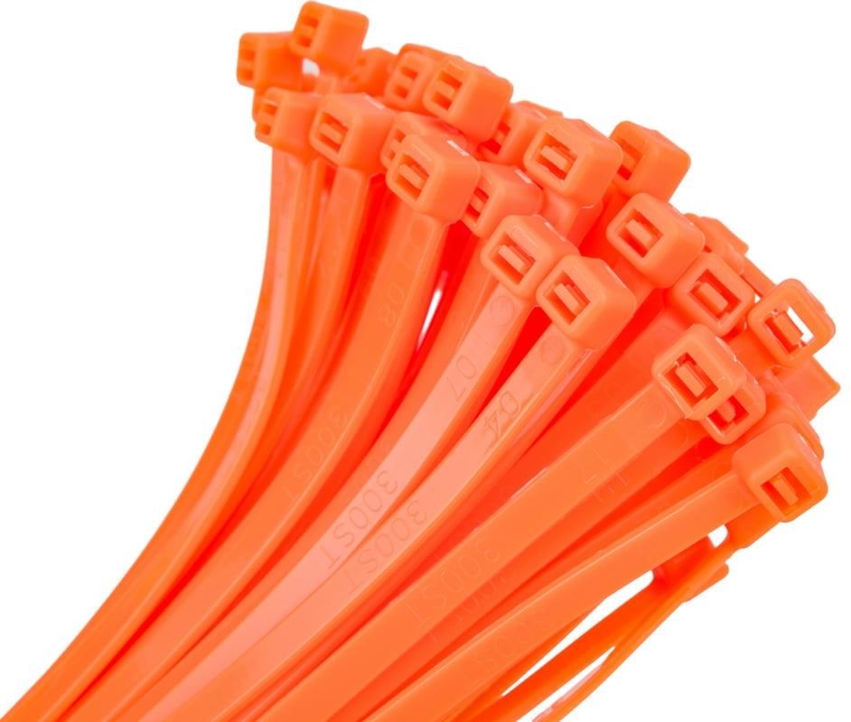 Стяжка кабельная нейлоновая КСС Fortisflex, цветная - фото