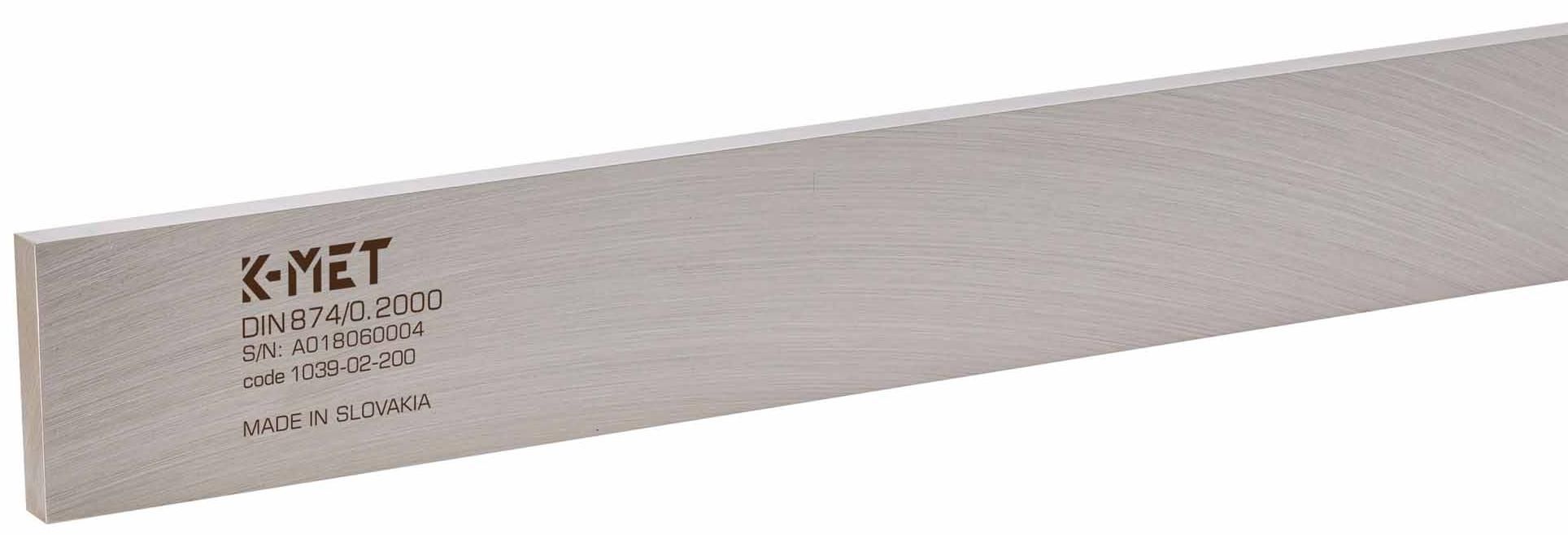 Линейка поверочная ШП-2000х80х15мм DIN 874 STEEL Kinex, класс 0 - фото