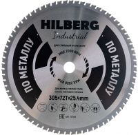 Диск пильный по металлу 305х25,4х72Т, Hilberg Industrial HF305