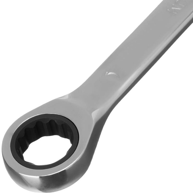 Ключ комбинированный трещеточный Matrix, хромованадиевая сталь - фото