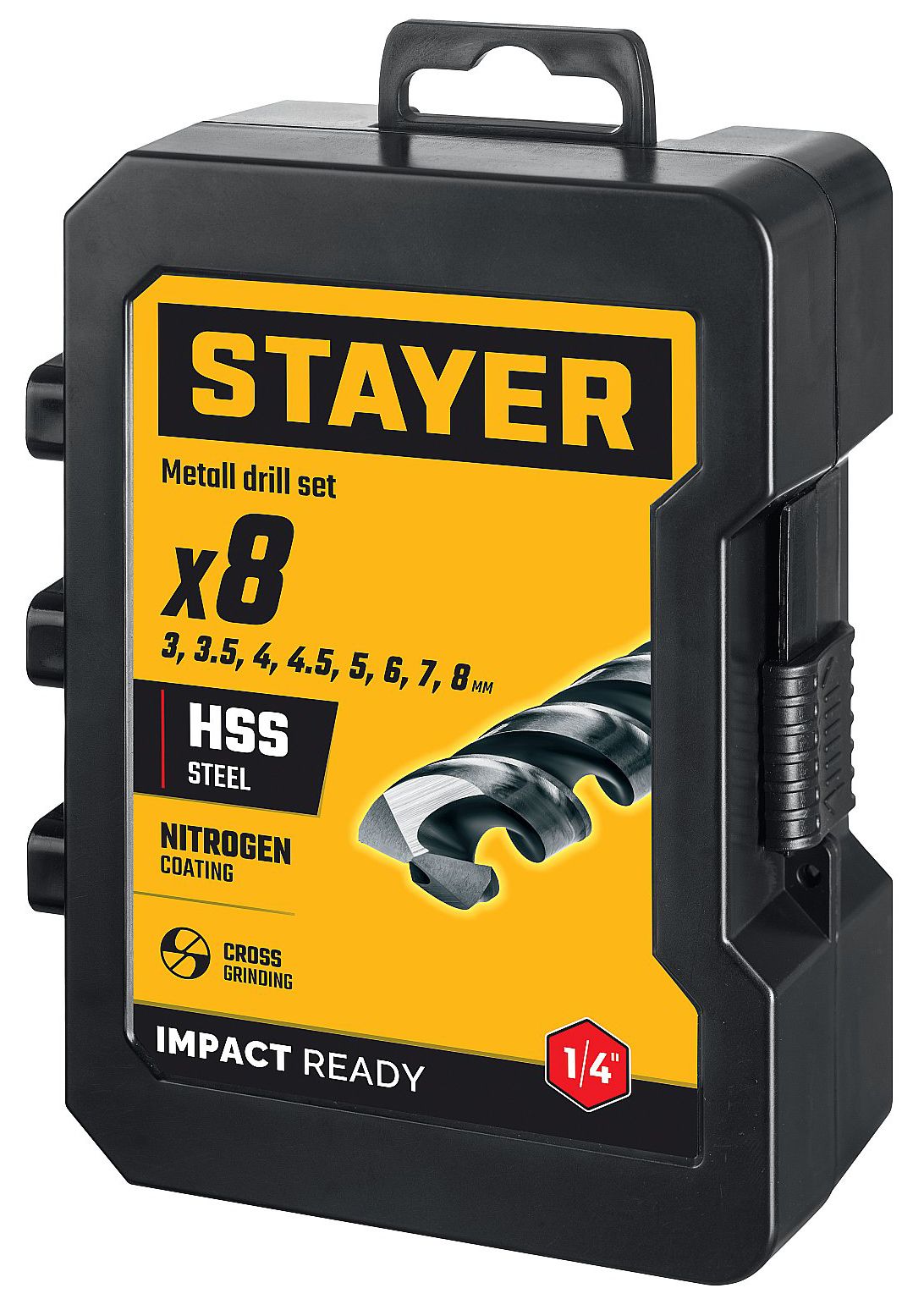 Изображение товара Набор сверл по металлу Impact Ready Stayer 8 шт для шуруповертов и винтовертов