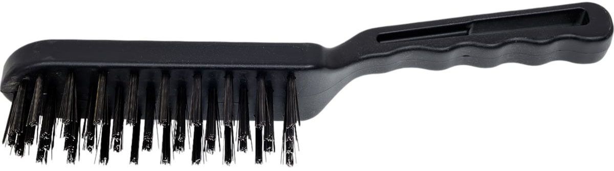 Щетка проволочная стальная с пластмассовой ручкой, 4 ряда, ЗУБР 35011-4_z01 - фото