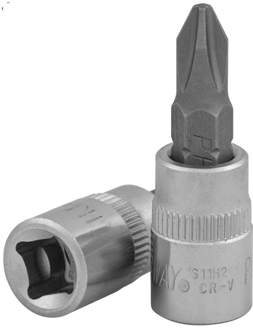 Насадка торцевая посадочный квадрат DR с крестовой вставкой PH Jonnesway - фото