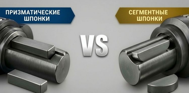 Сравнительный анализ призматических и сегментных шпонок