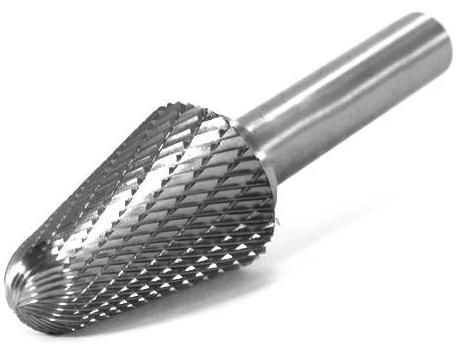 Борфреза твердосплавная с X-образной насечкой L (KEL) ВК8 РИ - фото