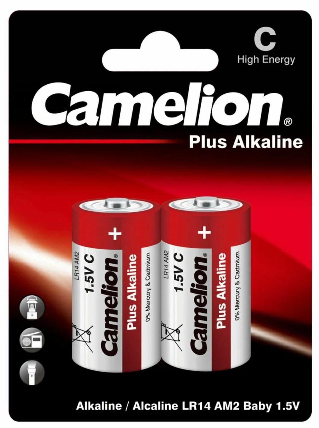 Батарейка Camelion Plus Alkaline LR14/343 BL2 112573 - фото