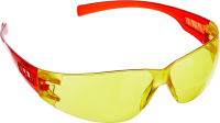 Очки защитные открытого типа ЗУБР 110326_z01, желтые