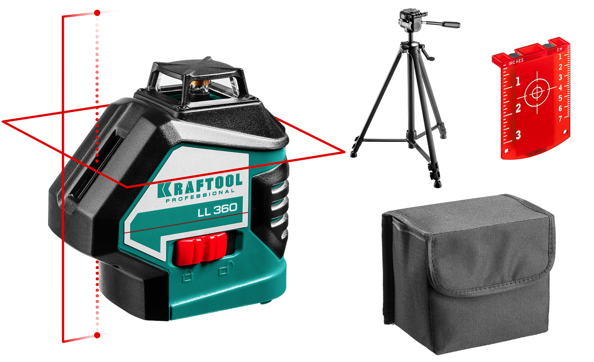 Нивелир лазерный LL360 #3 Kraftool 34645-3 - фото