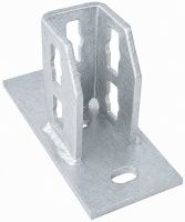 Фланец седельный для профиля FUS PBP 21-62 Fischer 540568, горячий цинк