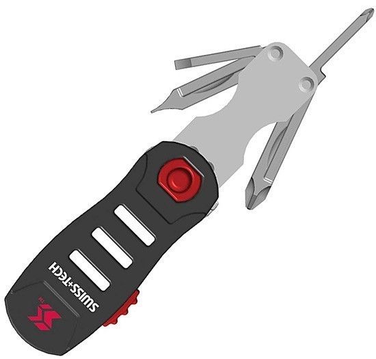 Карманный мультитул-брелок Swiss+Tech Transformer 6-in-1 ST11300 - фото