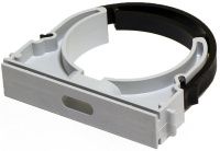 Клипса для труб 63 мм с фиксатором 3674, полипропилен