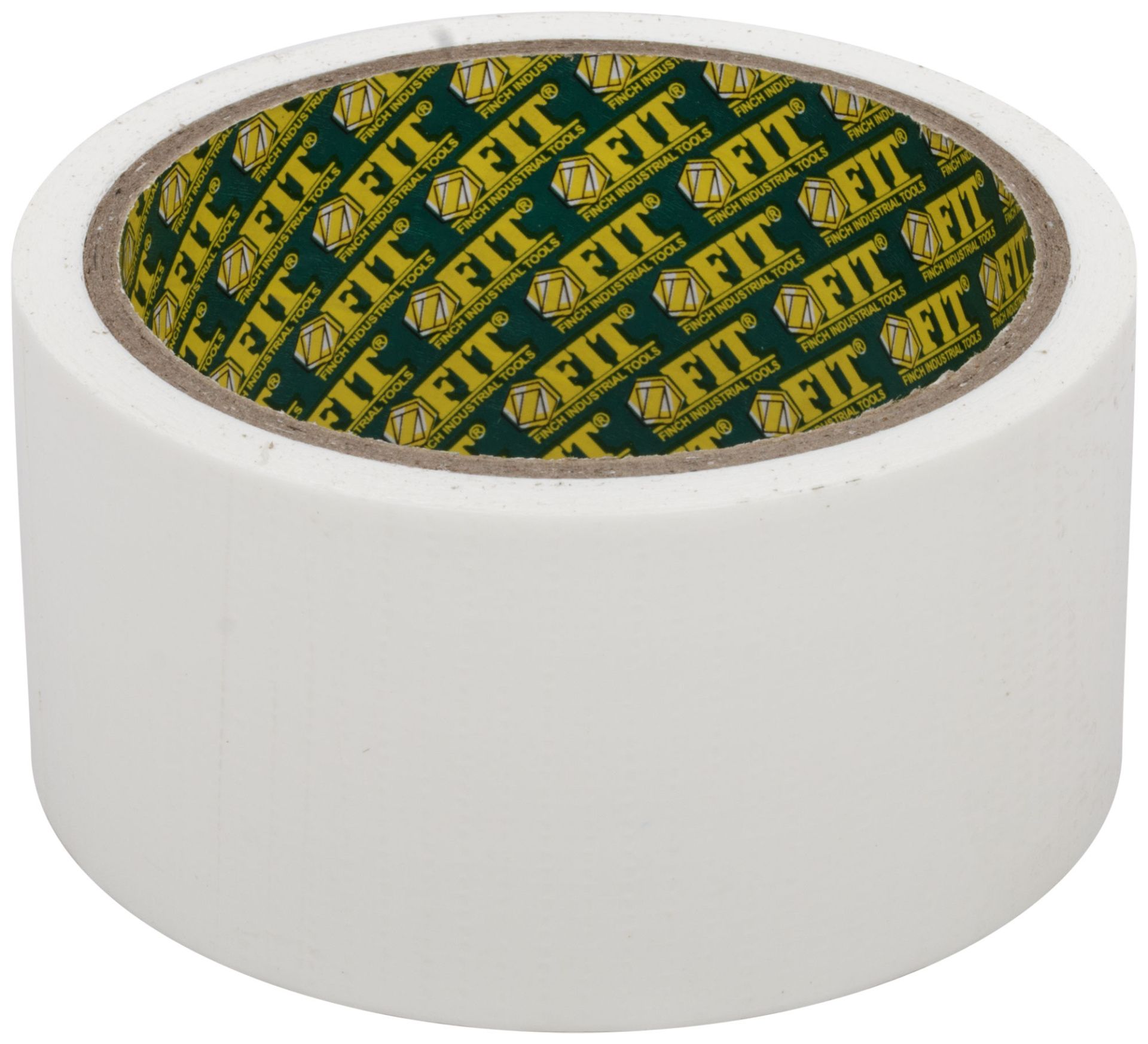 Лента армированная клейкая 48 мм х 10 м FIT ducttape 11756, белая - фото